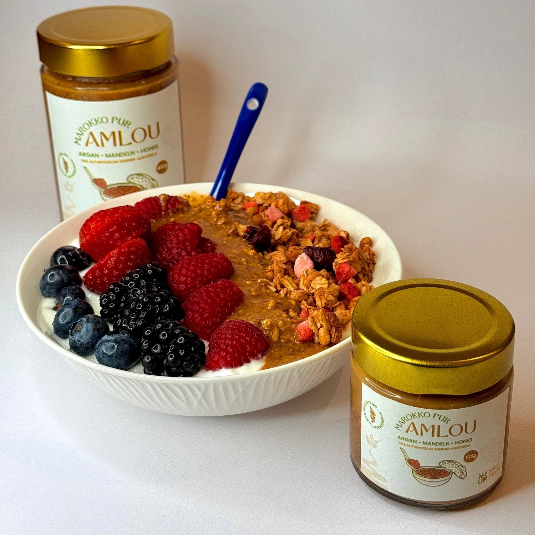 Marokkanisches Amlou 412g – Original Mandelaufstrich mit Arganöl & Honig